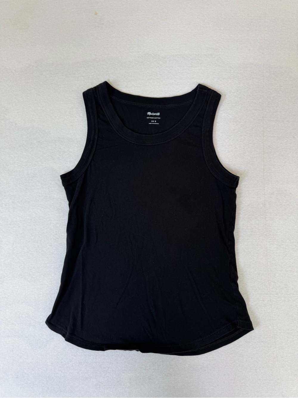 Madewell Softfade Cotton Tank Small